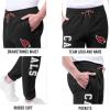 Ultra Game Adults NFL Official Active Super Soft Fleece Game Day Jogger Sweatpants(Team Color)