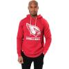 Ultra Game Men’s NFL Fleece Hoodie Pullover Sweatshirt Embroidered JTM1731A, Arizona Cardinals(Team Color)