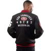 Ultra Game Men’s NFL Official Classic Varsity Coaches Jacket Coat(Alternate Team Color)