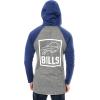 Ultra Game Mens NFL Official Fleece Hoodie Pullover Sweatshirt Henley(Buffalo Bills)