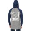 Ultra Game Mens NFL Official Fleece Hoodie Pullover Sweatshirt Henley(Houston Texans)