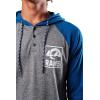 Ultra Game Mens NFL Official Fleece Hoodie Pullover Sweatshirt Henley(Los Angeles Rams)