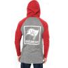 Ultra Game Mens NFL Official Fleece Hoodie Pullover Sweatshirt Henley(Tampa Bay Buccaneers)