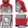 Ultra Game Mens NFL Official Fleece Hoodie Pullover Sweatshirt Henley(Tampa Bay Buccaneers)