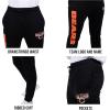 Ultra Game Men’s NFL Official Super Soft Game Day Jogger Sweatpants(Black)
