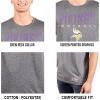 Ultra Game Men’s NFL Official Super Soft Game Day T-Shirt(Heather Charcoal)