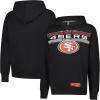 Ultra Game Mens NFL Official Super Soft Supreme Hoodie Sweatshirt(Black)