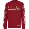 Ultra Game Men’s NFL Official Super Soft Supreme Long Sleeve T-Shirt(Team Color)