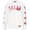 Ultra Game Men’s NFL Official Super Soft Supreme Long Sleeve T-Shirt(White Updated)