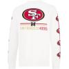Ultra Game Men’s NFL Official Super Soft Supreme Long Sleeve T-Shirt(White Updated)