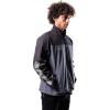 Ultra Game Mens NFL Official Supreme Heritage Satin Jacket(Black)