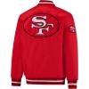Ultra Game Mens NFL Official Supreme Heritage Satin Jacket(Heritage Logo 1)