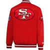 Ultra Game Mens NFL Official Supreme Heritage Satin Jacket(Vintage Logo)