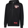 Ultra Game Mens NFL Official Supremely Soft Full Zip Hoodie Jacket(Black)