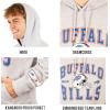 Ultra Game Mens NFL Official Supremely Soft Full Zip Hoodie Jacket(Heather Gray Updated)