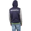 Ultra Game Men’s NFL Official Ultimate Full Zip Varsity Hoodie Sweatshirt Jacket(Seattle Seahawks)
