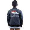 Ultra Game NFL Boys Classic Baseball Varsity Jacket(Charcoal)