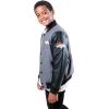 Ultra Game NFL Boys Classic Baseball Varsity Jacket(Heather Charcoal)