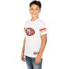Ultra Game NFL Boys Mesh Vintage Jersey Tee Shirt(White)
