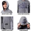 Ultra Game NFL Boys Super-Soft Hoodie Pullover Henley Sweatshirt(Grey Snow)