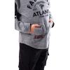Ultra Game NFL Boys Super-Soft Hoodie Pullover Henley Sweatshirt(Grey Snow)