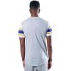 Ultra Game NFL Mens Short Sleeve Raglan T-Shirt(Grey/White)