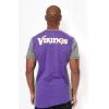 Ultra Game NFL Mens Short Sleeve Raglan T-Shirt(Purple)