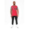 Ultra Game NFL Mens Short Sleeve Raglan T-Shirt(Red)
