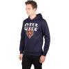 Ultra Game NFL Men’s Soft Fleece Hoodie Pullover Sweatshirt With Zipper Pockets(Navy)
