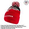 Ultra Game NFL Official Adults Unisex Super Soft Winter Beanie Knit Hat with Extra Warm Touch Screen Gloves, Atlanta Falcons, Team Color 2, 1SIZE