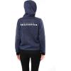 Ultra Game NFL Seattle Seahawks Womenss Full Zip Fleece Hoodie Letterman Varsity Jacket Sweatshirt Marl Knit Jacket, Team Color, Medium