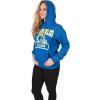 Ultra Game NFL Womens Soft Fleece Hoodie Sweatshirt(Team Color Non Distressed)