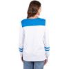 Ultra Game NFL Women’s Super Soft Raglan Vintage Baseball T-Shirt(White Updated)