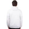 Ultra Game NFL mens Quarter Zip Pullover Hoodie Packable Windbreaker Jacket(White)