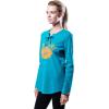 Ultra Game NFL womens Nfl Fleece Lace Long Sleeve Sweatshirt for Women(Aqua)