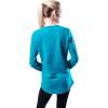 Ultra Game NFL womens Nfl Fleece Lace Long Sleeve Sweatshirt for Women(Aqua)