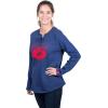Ultra Game NFL womens Nfl Fleece Lace Long Sleeve Sweatshirt for Women(Blue)