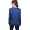 Ultra Game NFL womens Nfl Fleece Lace Long Sleeve Sweatshirt for Women(Blue)