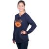 Ultra Game NFL womens Nfl Fleece Lace Long Sleeve Sweatshirt for Women(Navy)
