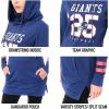 Ultra Game NFL womens Tunic Hoodie Pullover Sweatshirt Terry(Purple)