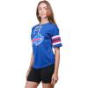 Ultra Game Women’s NFL Official Lace Up Tee Shirt Penalty Box(Team Color Updated)