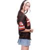 Ultra Game Women’s NFL Official Soft Mesh Vintage Gameday Shirt(Team Color 24)