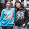 Ultra Game Women’s NFL Official Super Soft Oversized Cozy Sweatshirt(Team Color 2)