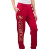 Ultra Game Women’s NFL Official Super Soft Sweatpants Joggers Lounge Pants Pajamas(Team Color)