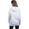 Ultra Game Women’s NFL Official Super Soft Tie Neck Hoodie Sweatshirt(Heather Gray)