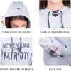Ultra Game Women’s NFL Official Super Soft Tie Neck Hoodie Sweatshirt(Heather Gray)