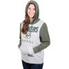 Ultra Game Women’s NFL Official Super Soft Tie Neck Hoodie Sweatshirt(Team Color)