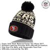 Ultra Game Youth NFL Official Super Soft Cable Knit Winter Beanie Knit Hat with Extra Warm Touch Screen Gloves(Black)