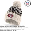 Ultra Game Youth NFL Official Super Soft Cable Knit Winter Beanie Knit Hat with Extra Warm Touch Screen Gloves(Natural)
