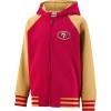 Ultra Game Youth NFL Official Super Soft Full Zip Varsity Hoodie Sweatshirt(Team Color 2024)